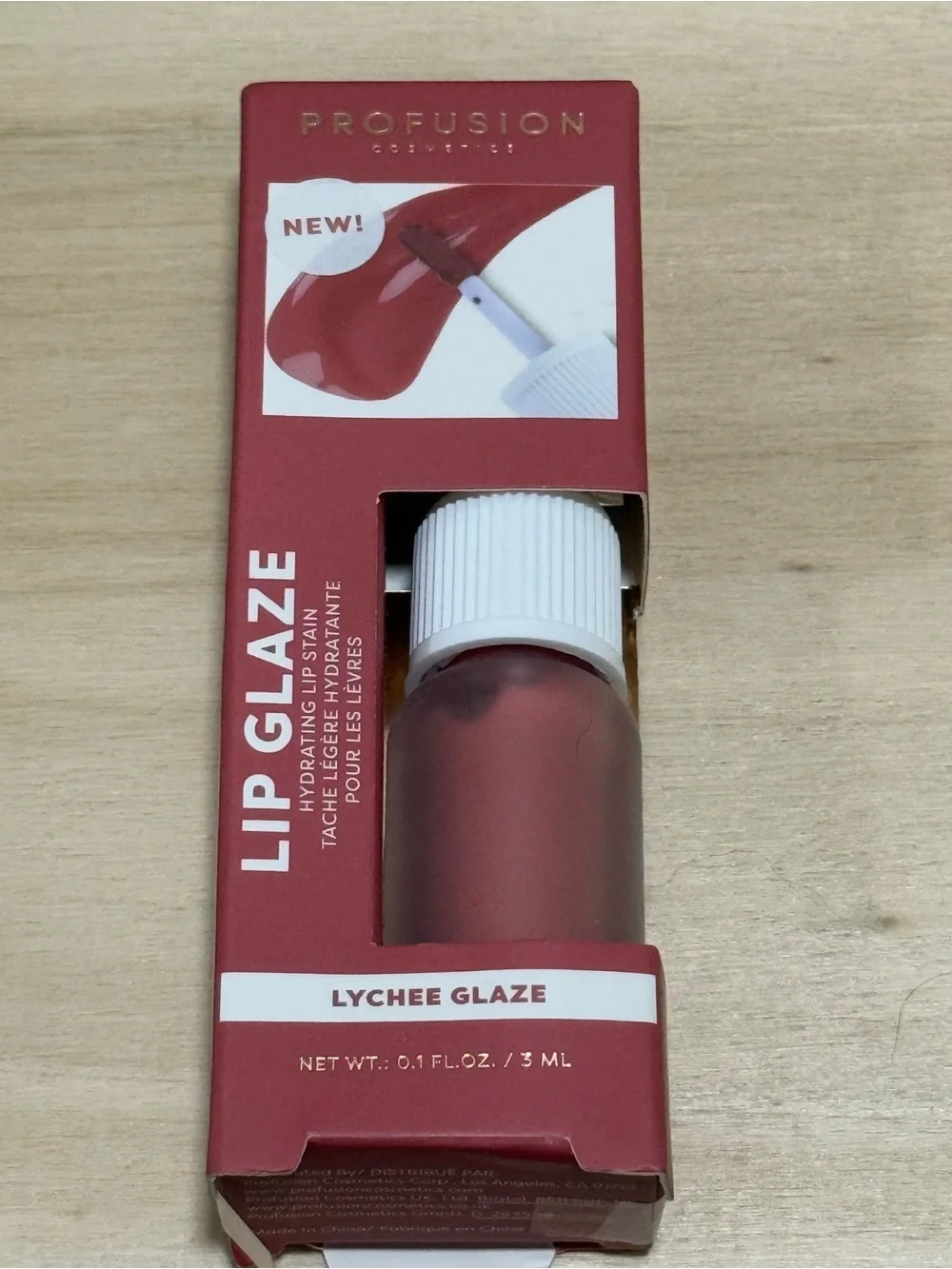 Profusion Cosmetics Lip Glaze Lychee Glaze - Deep Rose